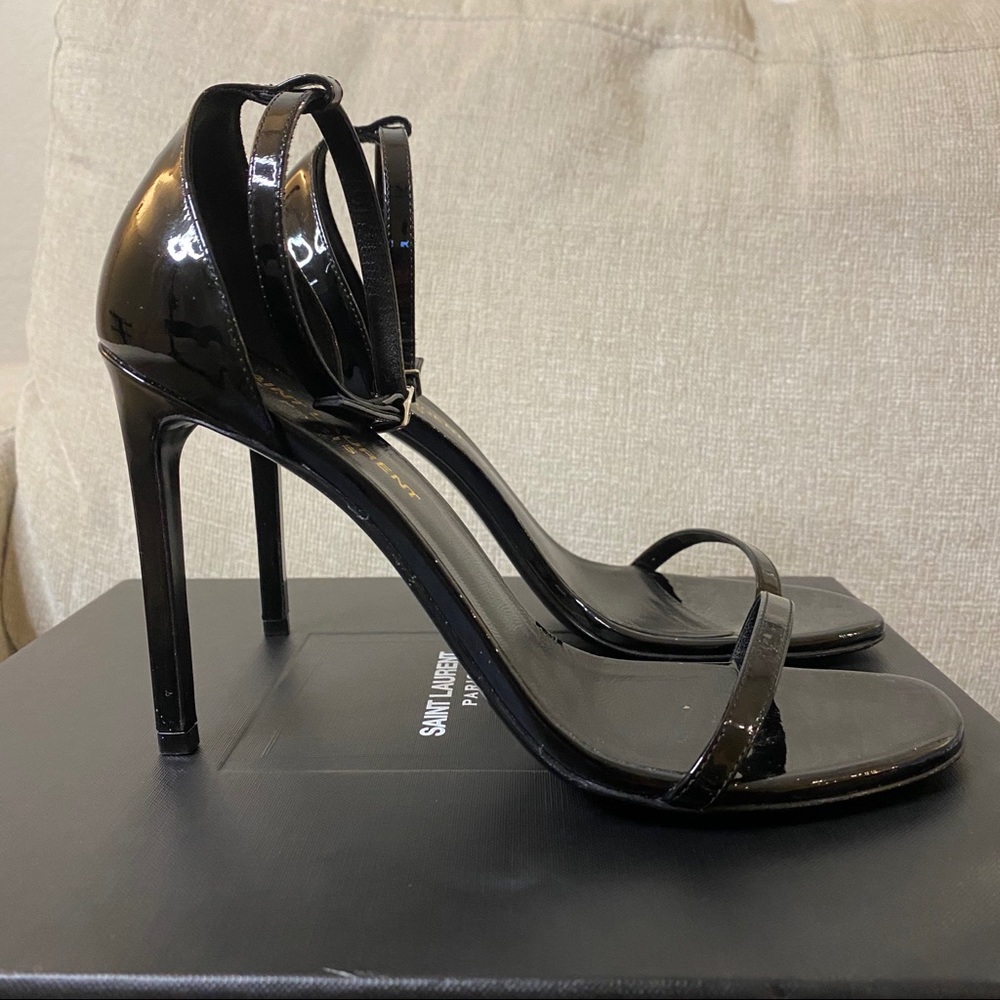 YSL black heels
